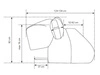 Schlafsofa mit verstellbarer Rückenlehne, Schlaffunktion und Bettkasten Figo Beige