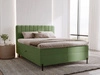 Boxspringbett mit Bettkasten 140x200 Primavera Grün