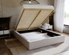 Polsterbett mit Lattenrost 160x200 Blossom - Beige