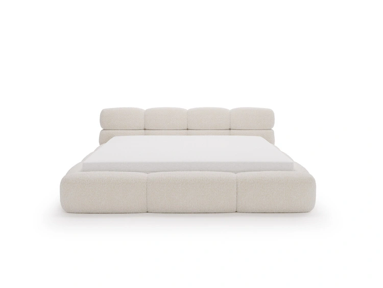 Polsterbett mit Bettkasten und Bettrost 140x200 Sweet Low Beige