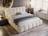 Polsterbett mit Bettkasten und Lattenrost 200x200 Cloud Beige