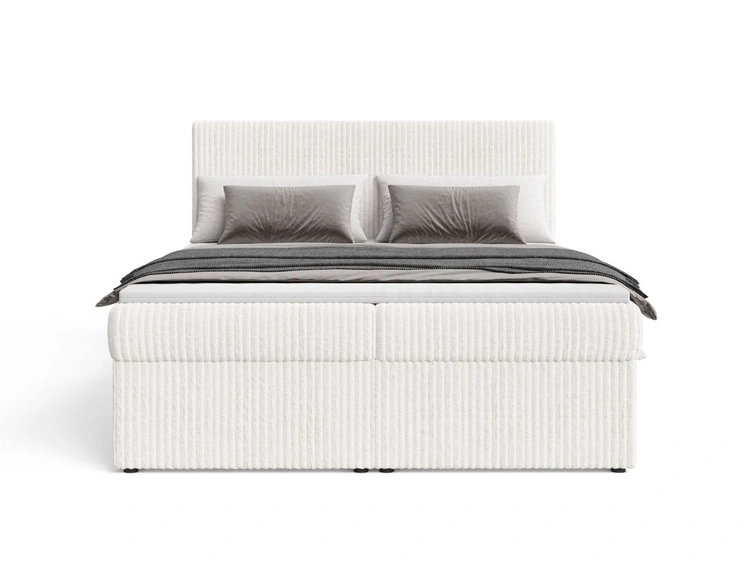 Boxspringbett mit Bettkasten 200X200 Brisa Creme