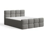 Boxspringbett mit Bettkasten 140x200 Rivon Grau