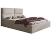 Polsterbett mit Bettkasten und Lattenrost 160x200 Marad Beige