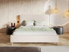 Polsterbett mit Lattenrost 140x200 Grenada Beige