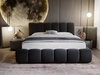 Polsterbett Ohne Bettkasten mit Lattenrost 120x200 Cloud Anthrazit