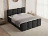 Boxspringbett mit Bettkasten 180x200 Rivon Schwarz