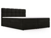 Boxspringbett mit Bettkasten 180x200 Maison Dunkelgrau