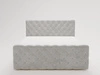 Boxspringbett mit Bettkasten 140x200 Lunaris Hellgrau