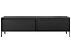 TV-Lowboard mit Türen 187 cm Sorano Schwarz