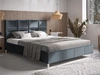 Polsterbett mit Lattenrost 120x200 Luxe Dunkelgrau