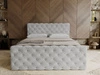 Boxspringbett mit Bettkasten 160x200 Lunaris Hellgrau