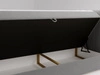 Boxspringbett mit Bettkasten 120x200 Osteno Grau