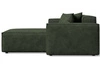 Ecksofa L-Form Rechts Arizona Grün