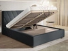 Polsterbett mit Bettkasten und Lattenrost 180x200 Tivoli Dunkelblau