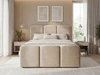 Boxspringbett mit Bettkasten 180x200 Campi Beige