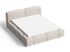 Polsterbett mit Bettkasten und Lattenrost 140x200 Aubi Beige
