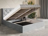 Polsterbett mit Bettkasten und Lattenrost 160x200 Salento Beige