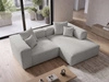 Ecksofa L Rechts Vellaro Grau