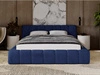 Polsterbett mit Bettkasten und Lattenrost 140x200 Ibiza Dunkelblau