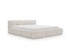 Polsterbett mit Bettkasten und Bettrost 200x200 Sweet Low Beige