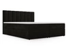 Boxspringbett mit Bettkasten 140x200 Mocca Schwarz