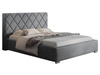 Polsterbett mit Bettkasten und Lattenrost 180x200 Taranto Grau