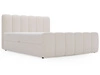 Boxspringbett mit Bettkasten 180x200 Bouclé-Stoff Cloud Beige