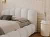 Polsterbett mit Stauraum und Lattenrost 140x200 Cloud Soft Beige
