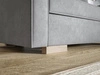 Schlafsofa mit Bettfunktion und Bettkasten Pori Beige