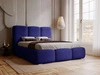 Polsterbett mit Bettkasten und Lattenrost 140x200 Bubble Blau