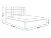Polsterbett mit Bettkasten und Lattenrost 140x200 Terra Dunkelgrau