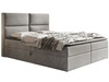 Boxspringbett mit Bettkasten 180x200 Hera Grau