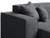 Ecksofa L-Form Links Arizona Dunkelgrau