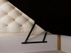Boxspringbett mit Bettkasten 200x200 Bergamo Beige