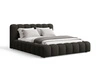 Polsterbett mit Bettkasten und Lattenrost 160x200 Averia Schwarz