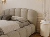 Polsterbett mit Stauraum und Lattenrost 120x200 Cloud Soft Beige