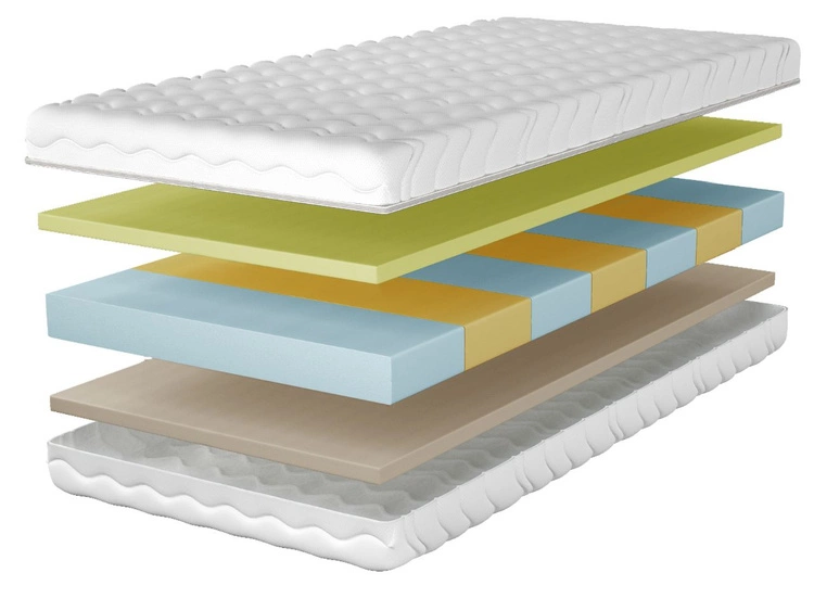 Schaummatratze mit hochflexiblem und thermoelastischem Schaum Numa 100x200