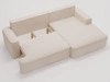 Ecksofa L-Form Rechts mit Schlaffunktion und Bettkasten California Beige
