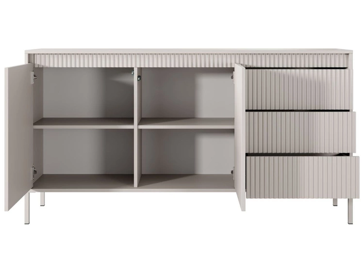 Kommode mit Türen und Schubladen 153 cm Sorano Beige