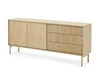 Kommode mit Türen und Schubladen 187 Gradimento Eiche Cremona
