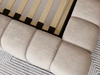 Polsterbett mit Bettkasten und Lattenrost 160x200 Italia Beige