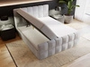 Boxspringbett mit Bettkasten 140x200 Alicante Grau