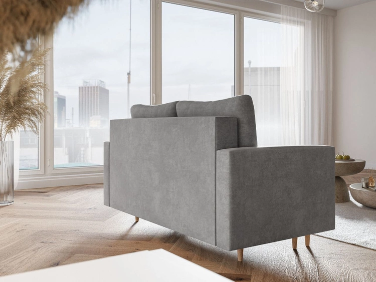 Schlafsofa mit Bettfunktion und Bettkasten Castelo Dunkelgrau