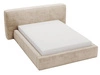 Polsterbett mit Bettkasten und Lattenrost 180x200 Monza Beige
