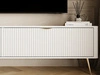 TV-Lowboard mit Türen 200 cm Latina Weiß