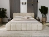 Polsterbett mit Bettkasten und Lattenrost 180x200 Ibiza Creme
