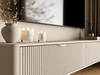 TV-Lowboard mit Türen 200 cm Latina Beige