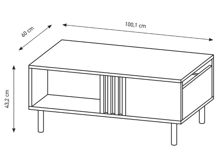 Wohnzimmer-Set Malone Artisan Eiche, Anthrazit