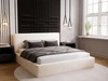 Polsterbett mit Bettkasten und Lattenrost 160x200 Monaco Creme
